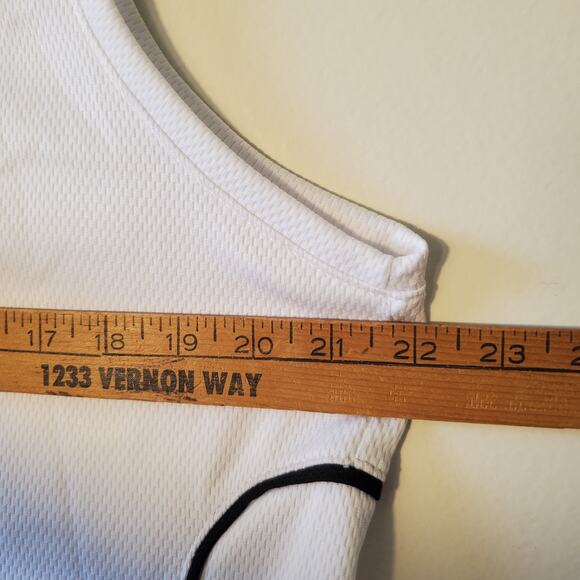 Beverly Hills Basketball Jersey Stitched O White Mens Size M Unilete Dbl Side - Picture 7 of 8